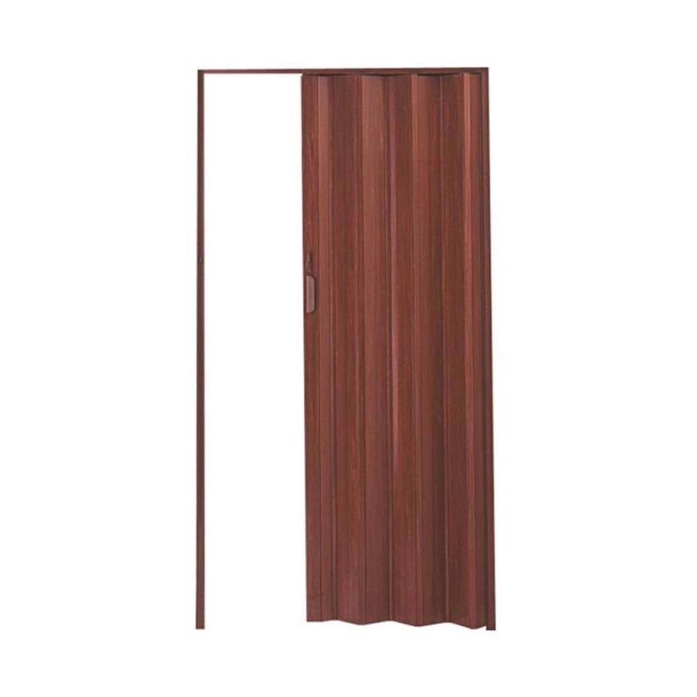 Porta Sanfonada PVC PlasFlex 210x72 Mogno – 04759