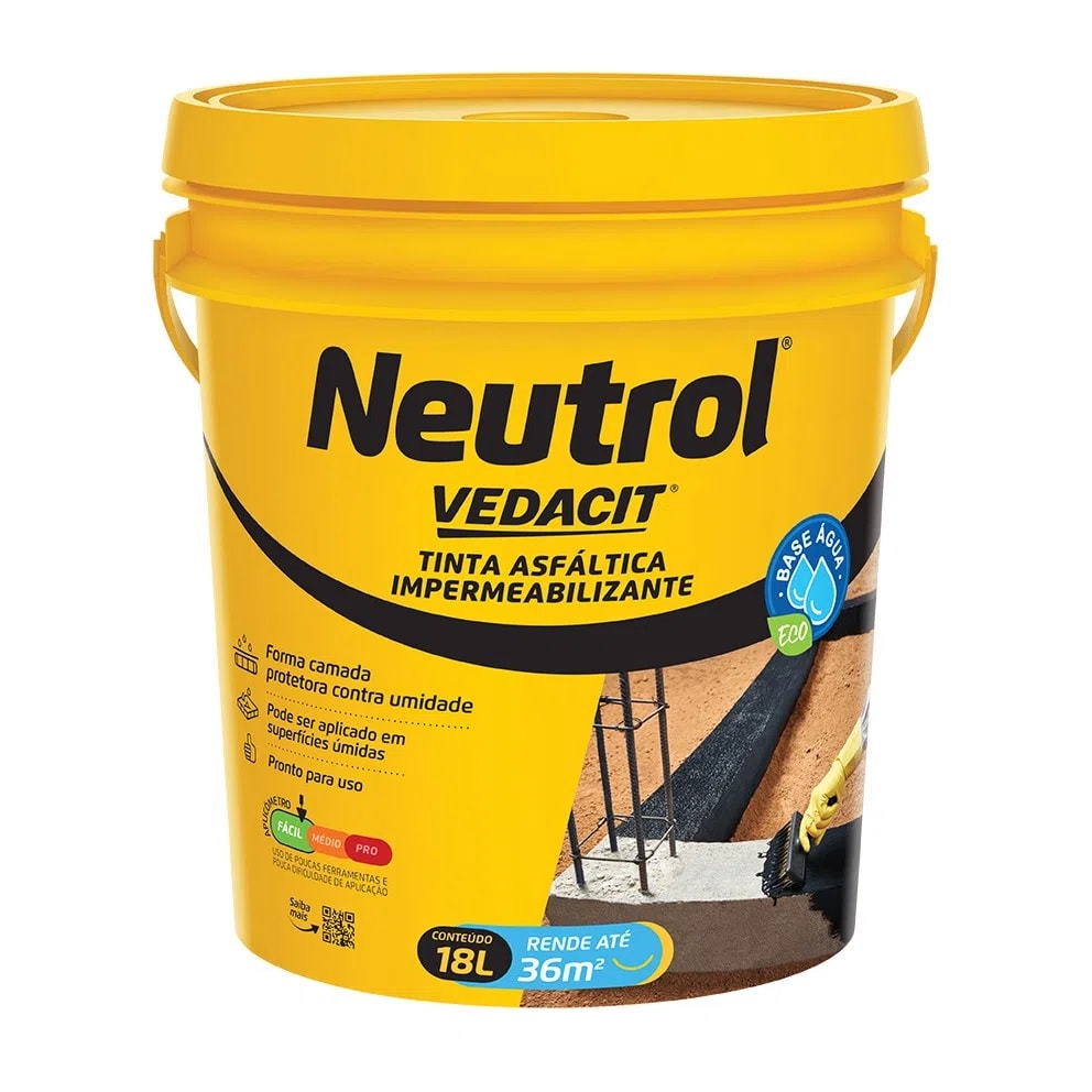 Vedacit Neutrol Acqua Baumgart 18 Litros - 112118